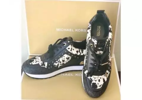 Michael Kors Wilma Trainer Speckled Hair Calf